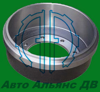 Барабан тормозной DW BH120 FR D230  h150  №DL30-00100 ― Авто Альянс ДВ