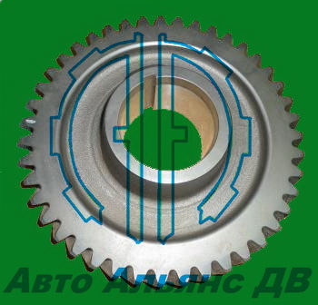 Шестерня промежуточного вала КПП T54 GRT 97г EF750 43зуб D74*238