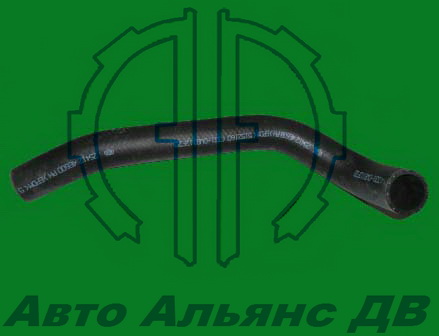 Патрубок тосольный BG3/J3 2006 D35/35 L520 Г-обр. с отворотом, низ радиат. №25412-4E610